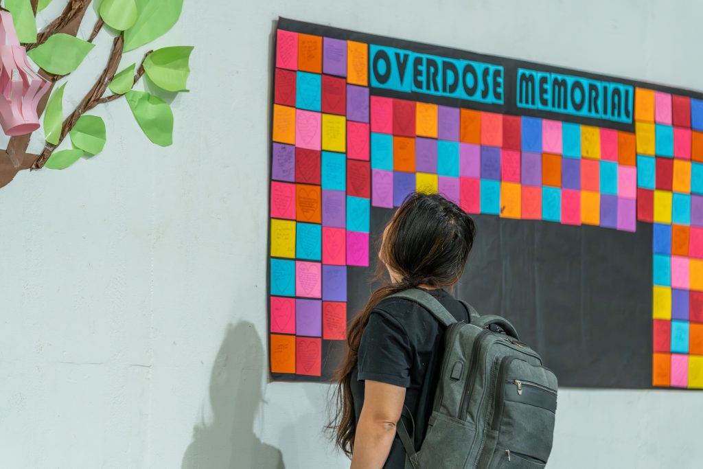 Overdose awareness day memorial poster