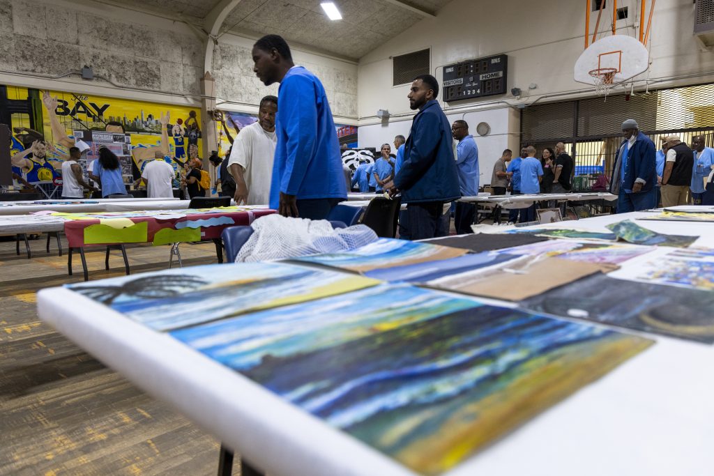 Artwork displayed at the CTF cultural fair.