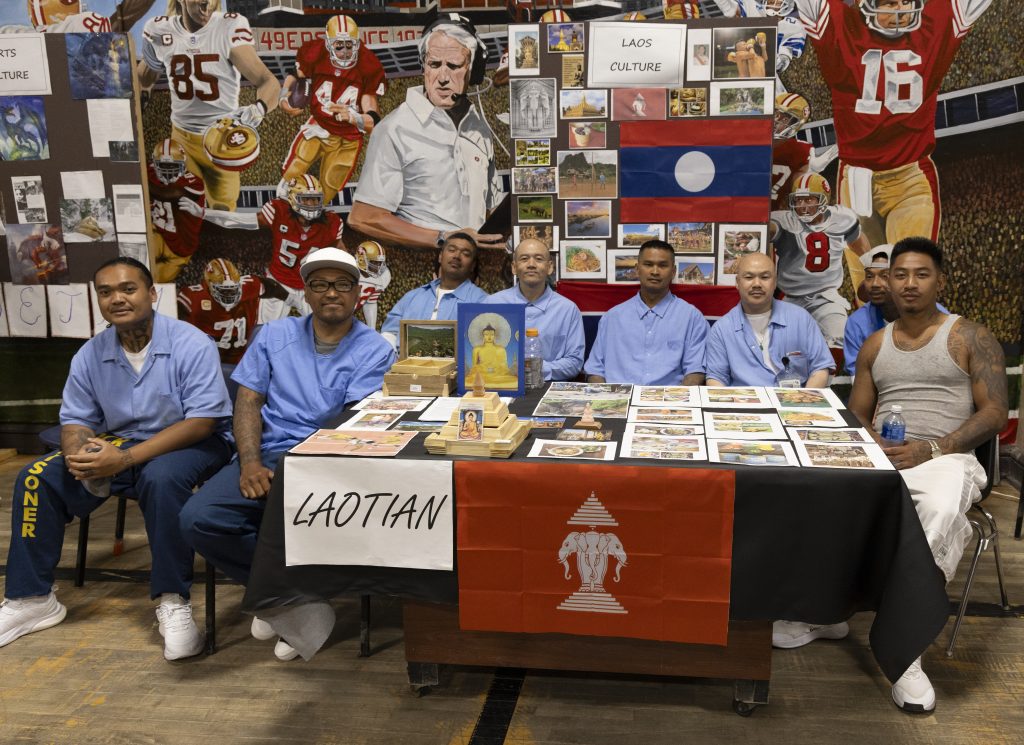 Laotian information booth at the CTF cultural fair.
