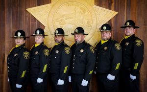 The Division of Adult Parole Operations Honor Guard group photo at the Richard A. McGee Correctional Training Center.