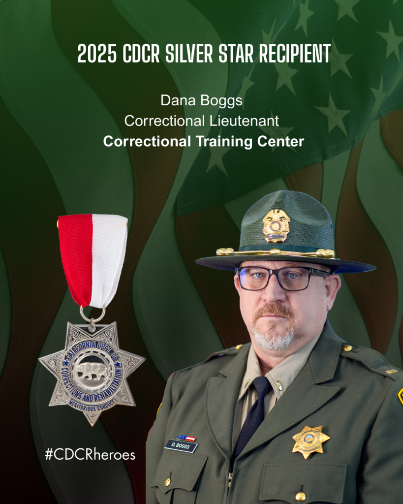 Dana Boggs, Correctional Training Center, Silver Star recipient.