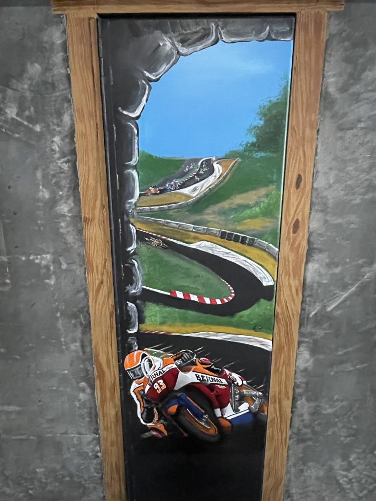 High Desert State Prison chase door project painting.