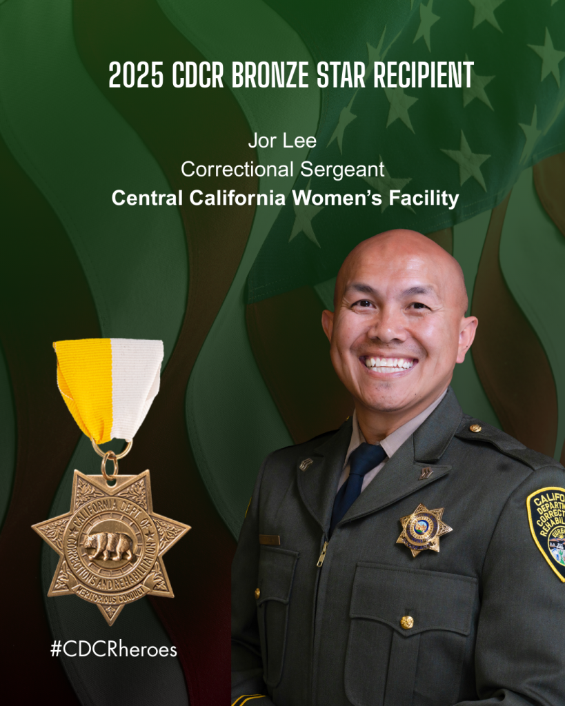 Jor Lee, sergeant, Central California Women's Facility