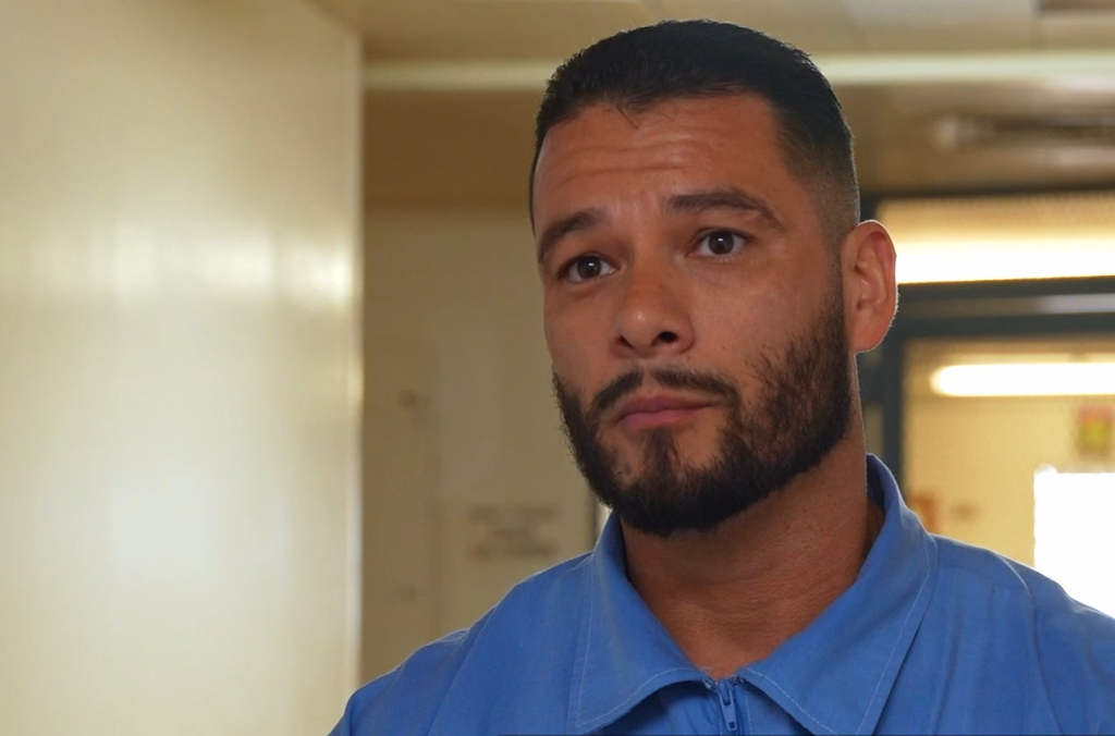Incarcerated student Jesse Sotelo at California Medical Facility in Vacaville.