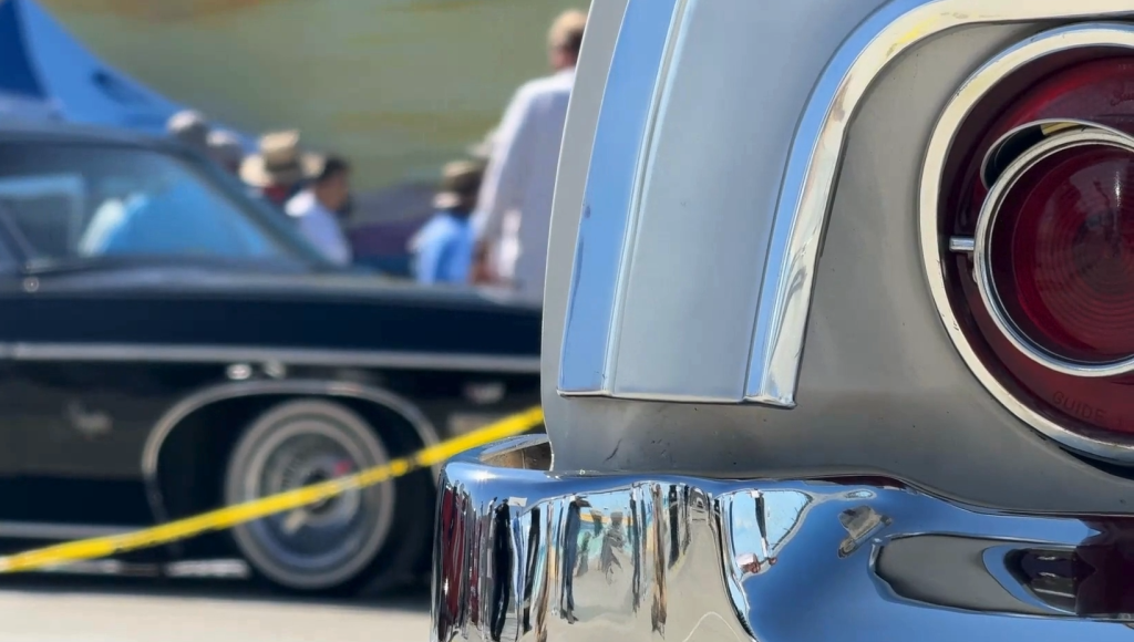 Chrome bumper at RJ Donovan Correctional Facility.