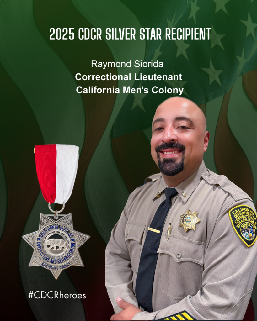 Raymond Siorida, Silver Star recipient for 2025.