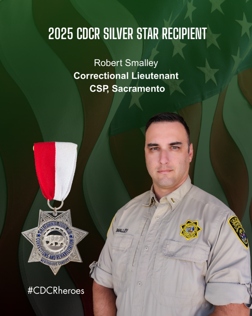 Robert Smalley, Silver Star recipient for 2025.