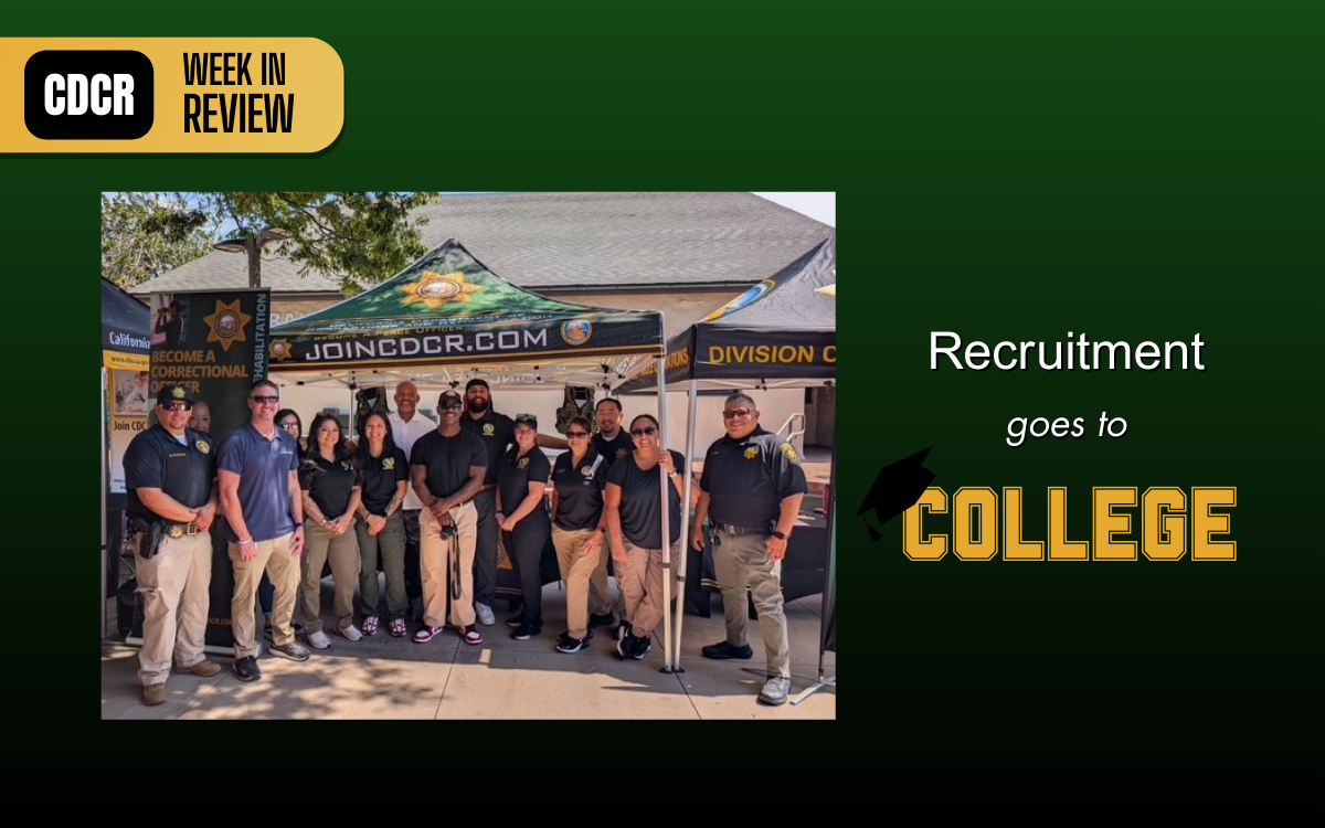 RCS and DAPO target California Universities in their recruitment efforts in this September 19, 2025 Week in Review