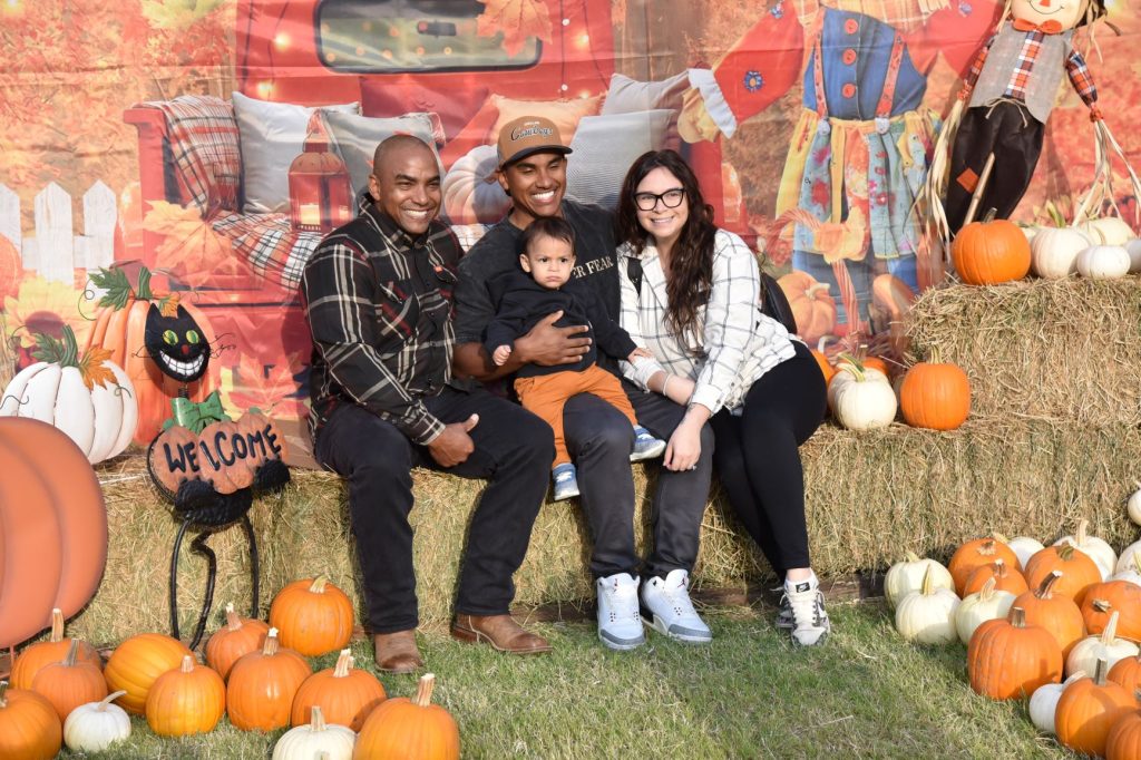 Family Halloween and harvest festival photos at Avenal State Prison for staff.