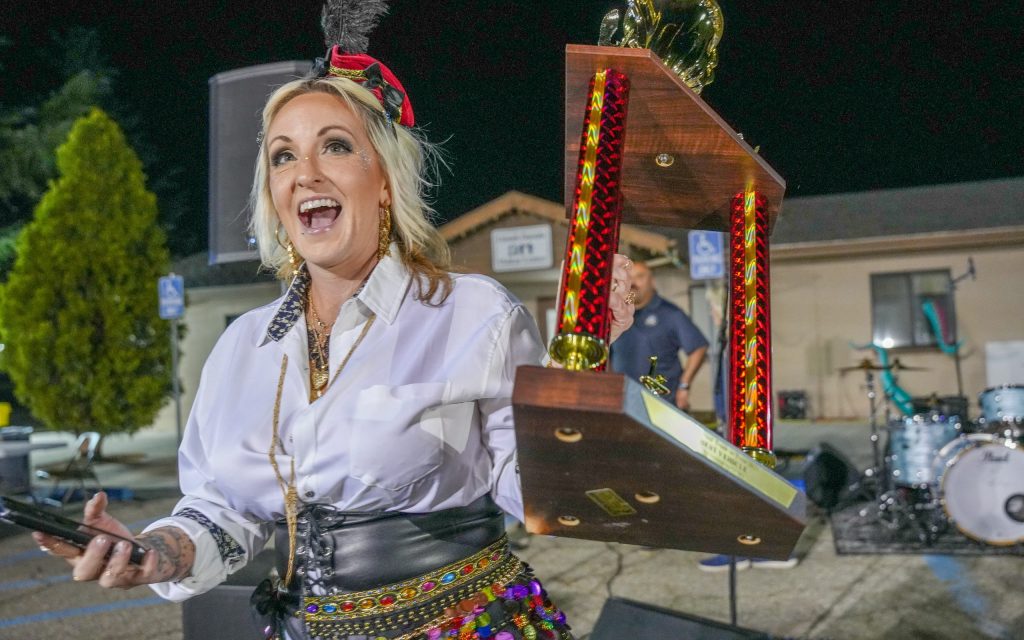 Trophy for best costumes at CIM.