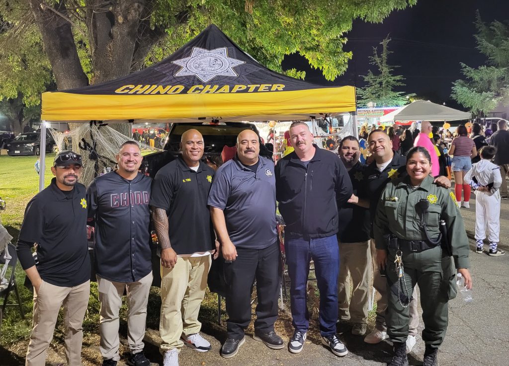 CCPOA Chino chapter at CIM Halloween festival.