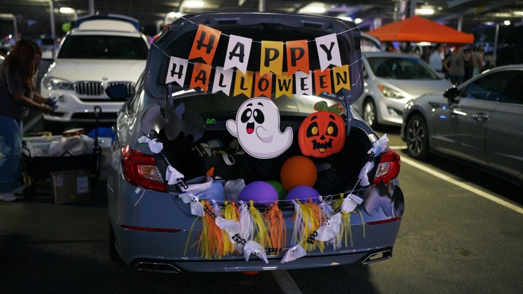 CCWF Family Night Halloween festival for staff and their families with trunk-or-treat events.