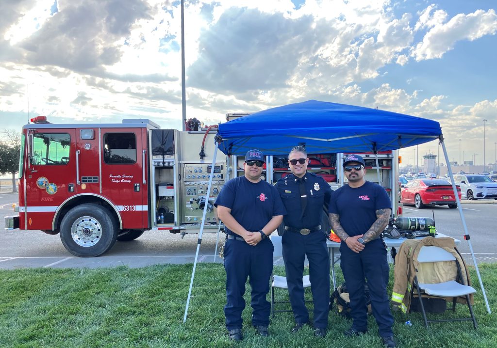 Fire department at SATF for Operation Hope.