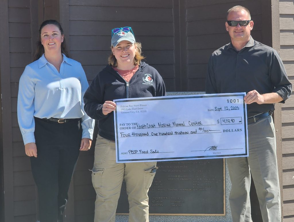 PBSP donation to the North Coast Marine Mammal Center