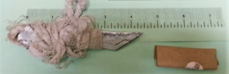 Pelican Bay State Prison search turns up weapon in a contraband sweep.