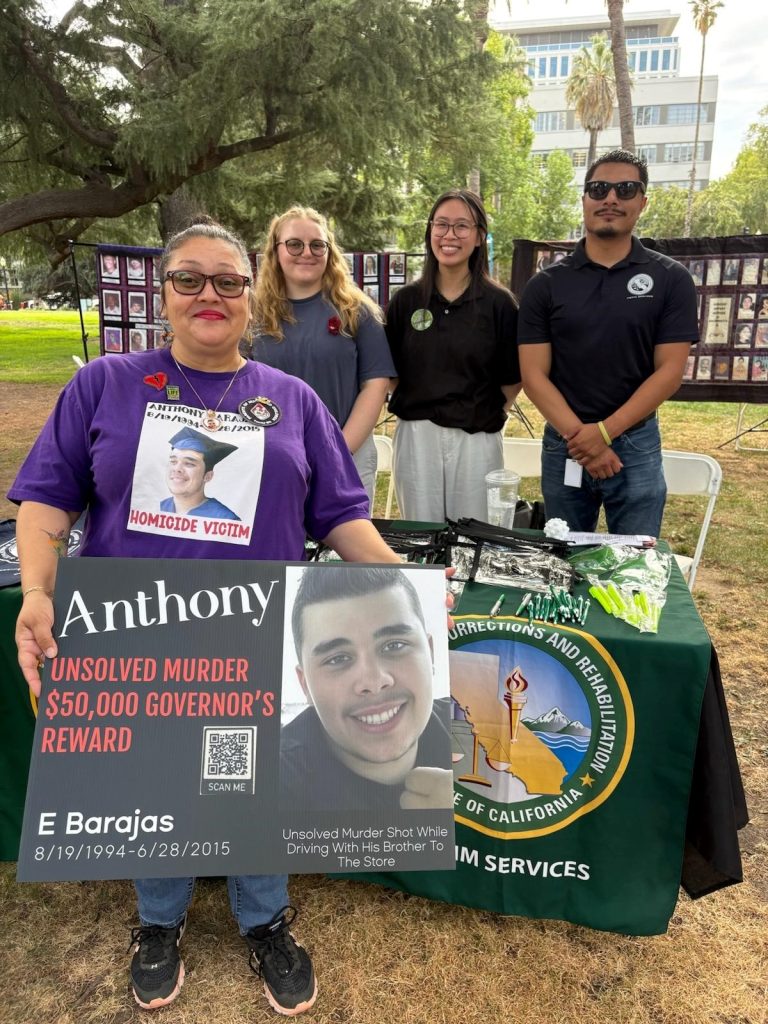 OVSRS staff at Parents of Murdered Children event, Day of Remembrance