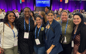 CDCR recruiters and women leaders at the leadership conference in San Diego.