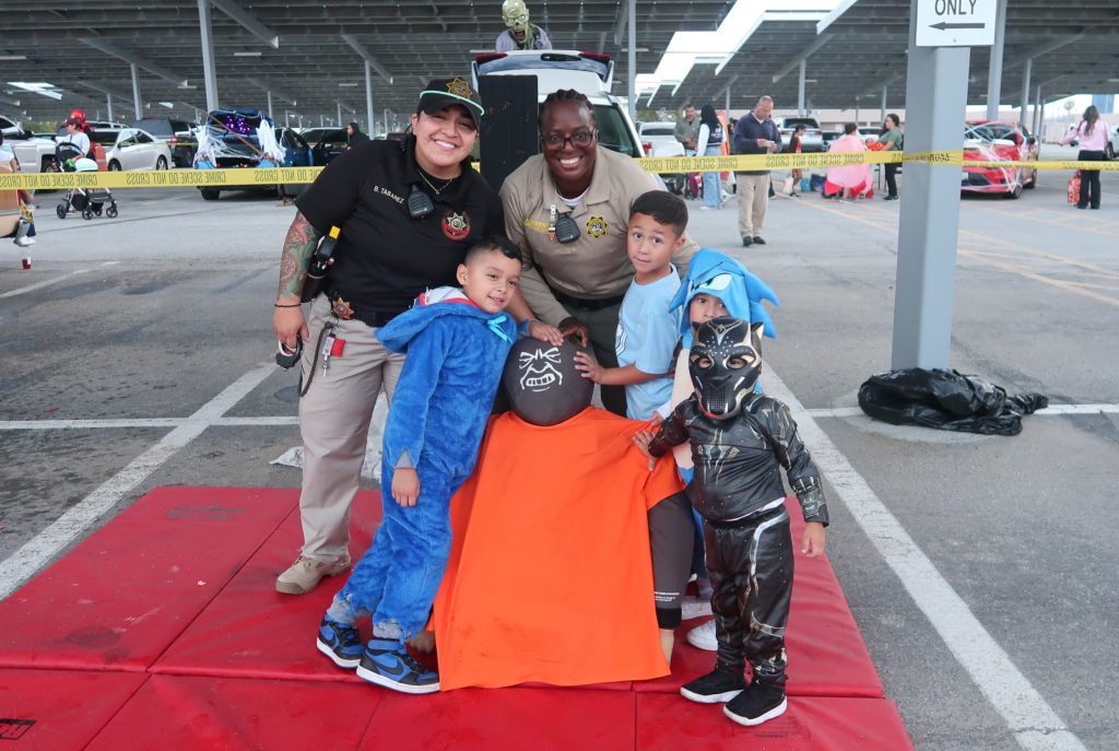 A family posing for a photo at WSP-RC.