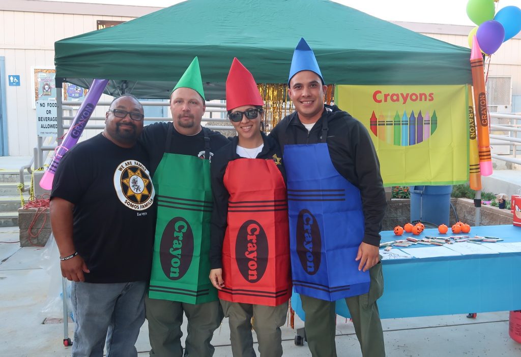 Crayon costumes at WSP-RC.