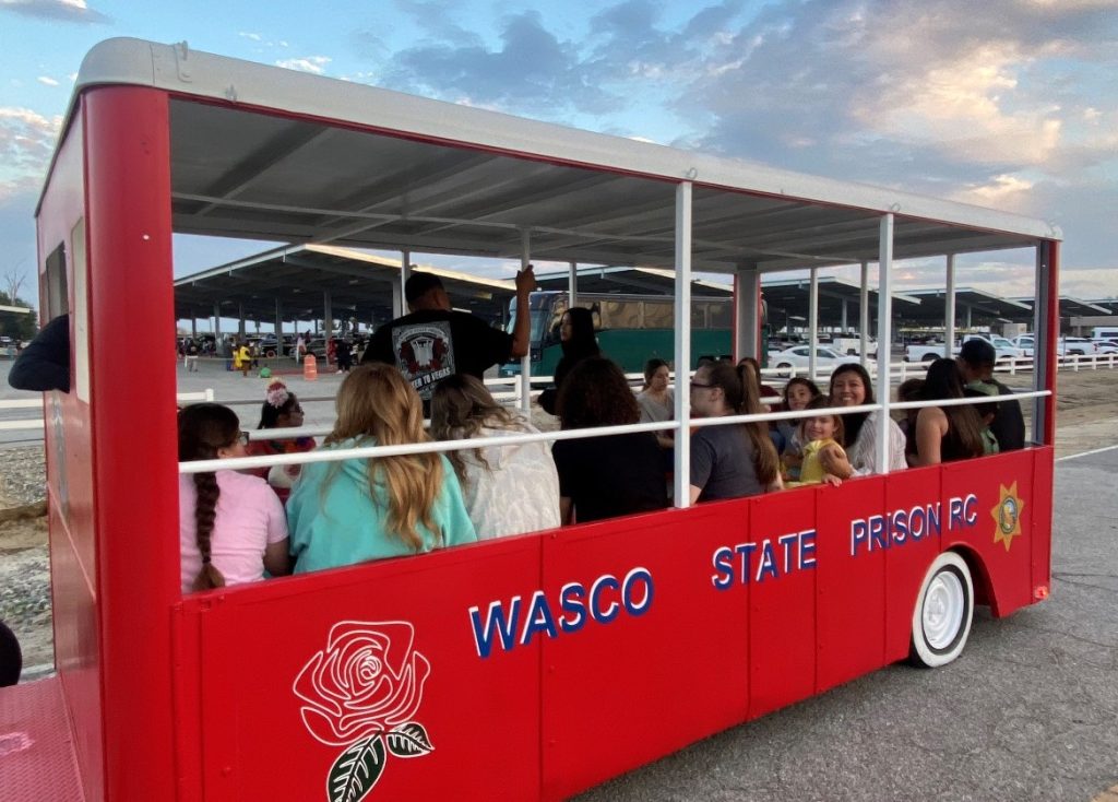 Trolley for a Halloween festival for staff at WSP-RC.