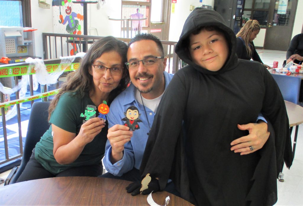Halloween crafts at Centinela State Prison.