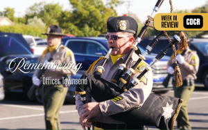Week in Review October 17, 2025 feature image: remembering Officer Townsend.