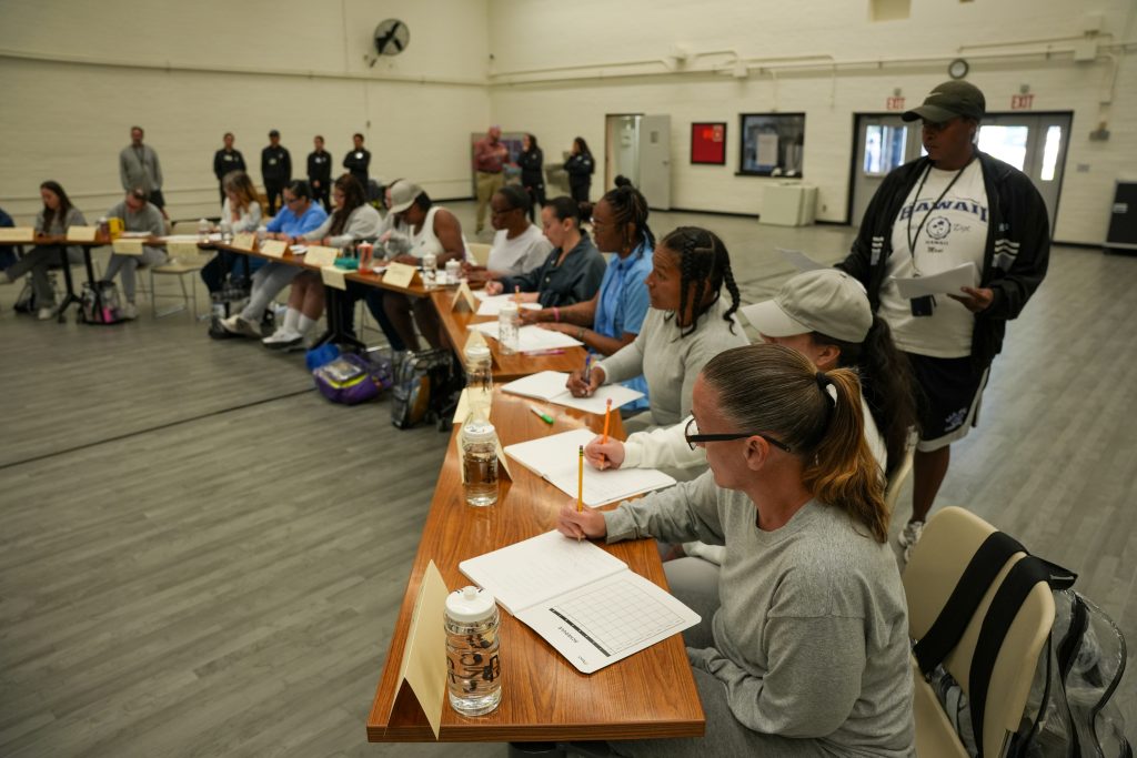 Leadership class work as part of the Twinning Project at CIW.