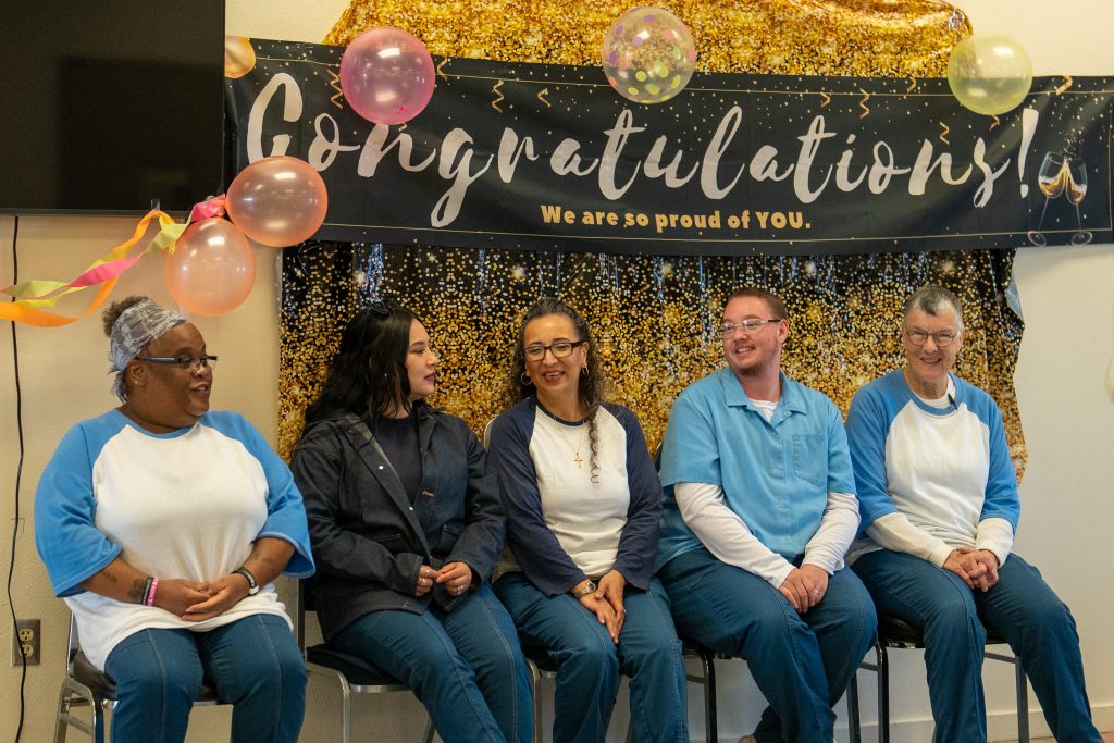 CCWF and their five new Peer Literacy Mentor Program graduates.