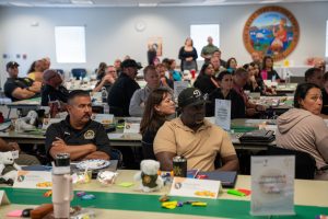 peer support advocates during conference