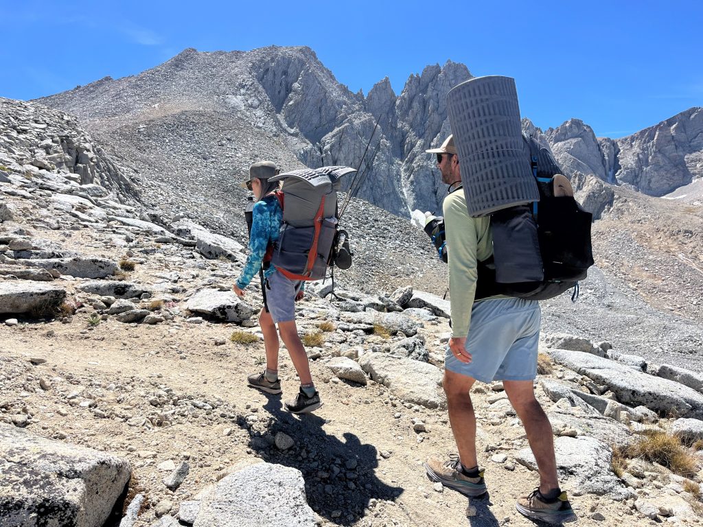 kirk family climbing forester pass