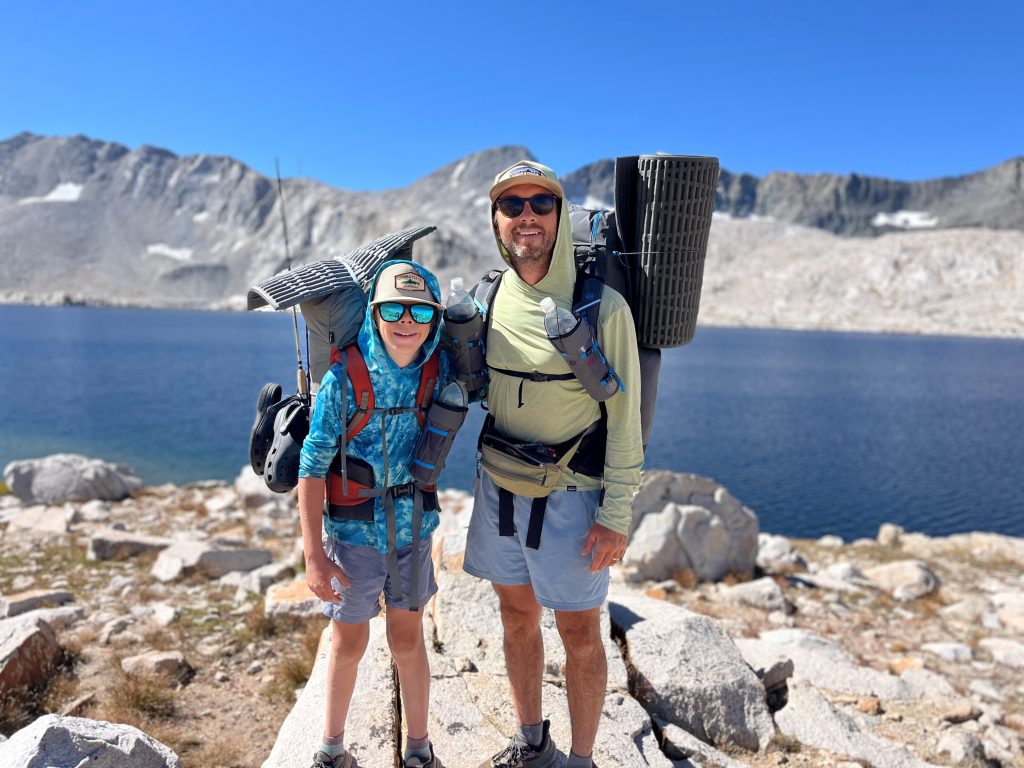 kirk and child on evolution basin