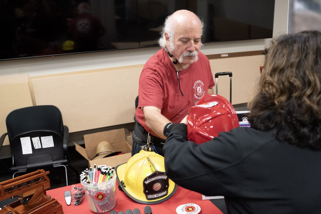 Firefighters Burn Institute at Elk Grove Our Promise campaign kick-off event in November 2025.