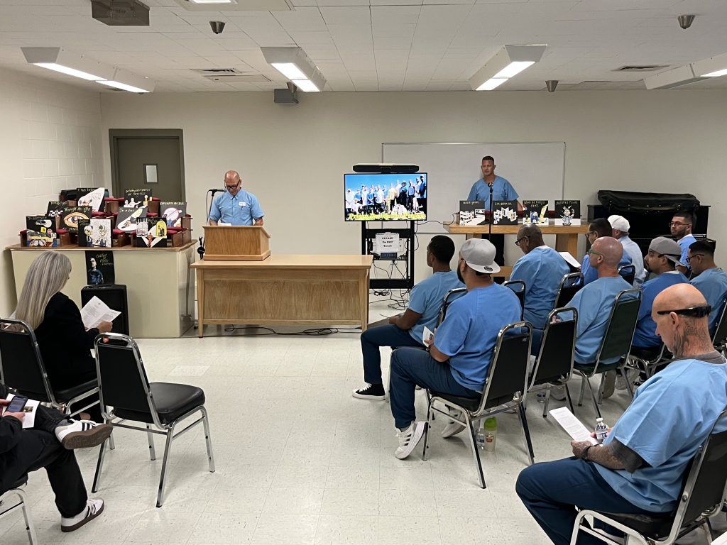 incarcerated population presenting their art and stories