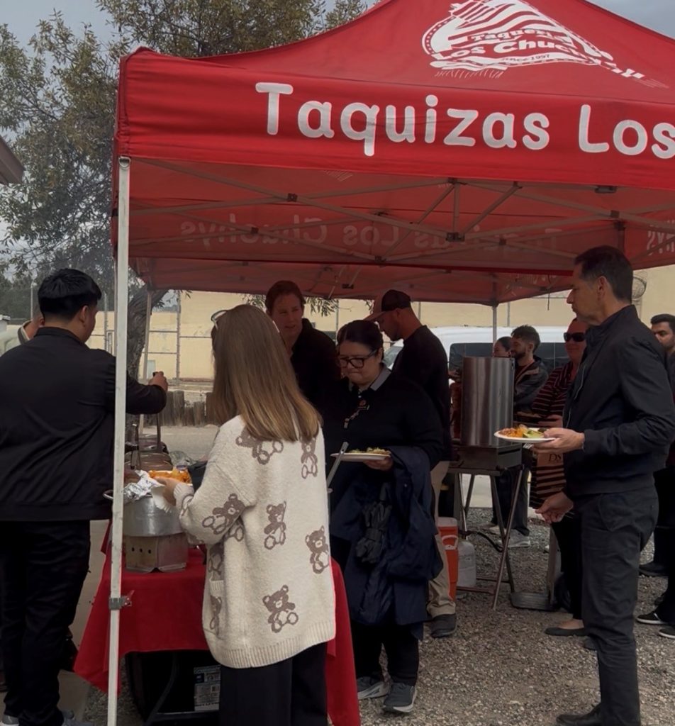Mental health staff grabbing tacos