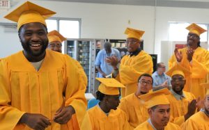 More than 70 incarcerated students graduated Vaca Valley Adult School at CSP-Solano in October 2025.