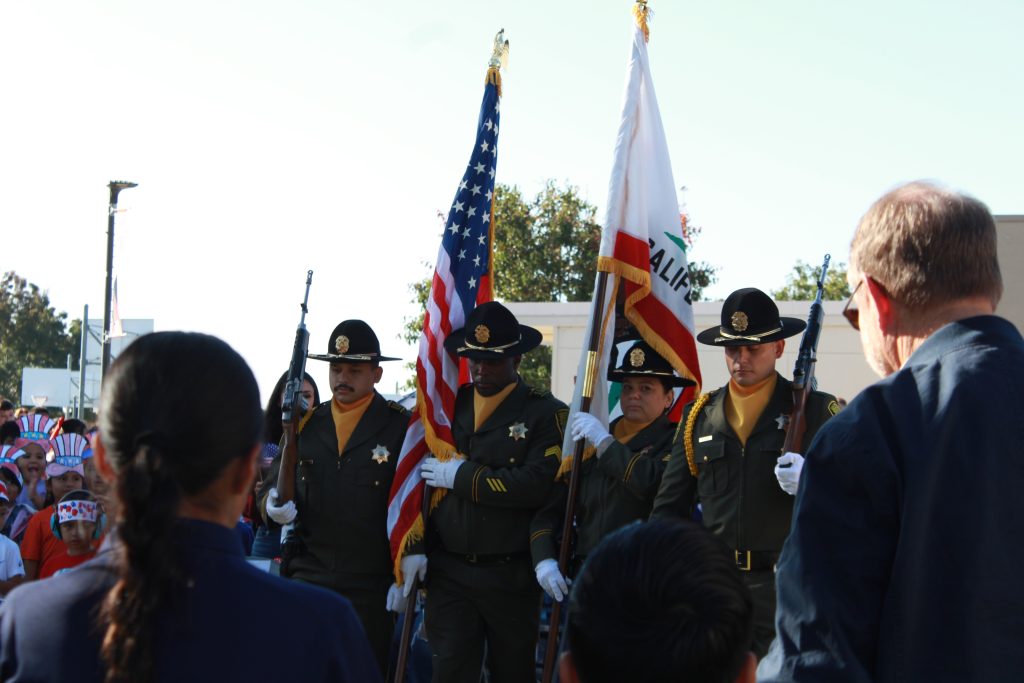 honor guard presenting the colors
