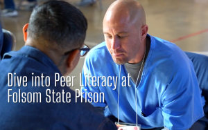 dive into peer literacy at folsom state prison