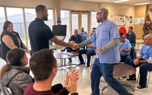 Avenal State Prison health care leaders thank the incarcerated-person advisory council members for their help bridging the gap between staff and the incarcerated population.