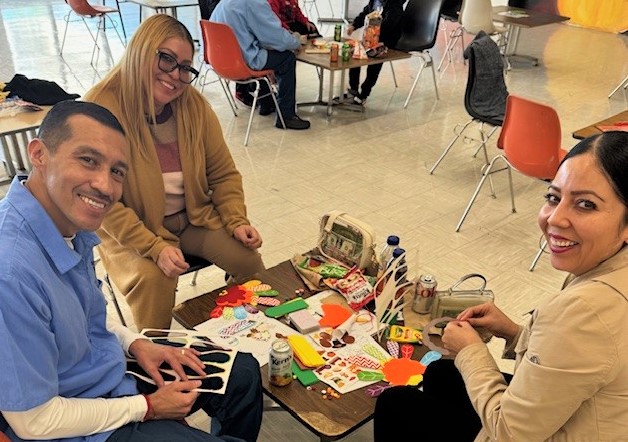 Crafts at CCI for Thanksgiving visiting.