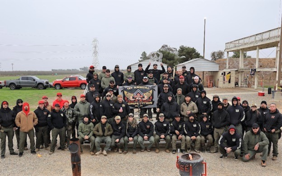 Group photo of first crisis response team competition at Central California Women's Facility (CCWF) in Chowchilla.