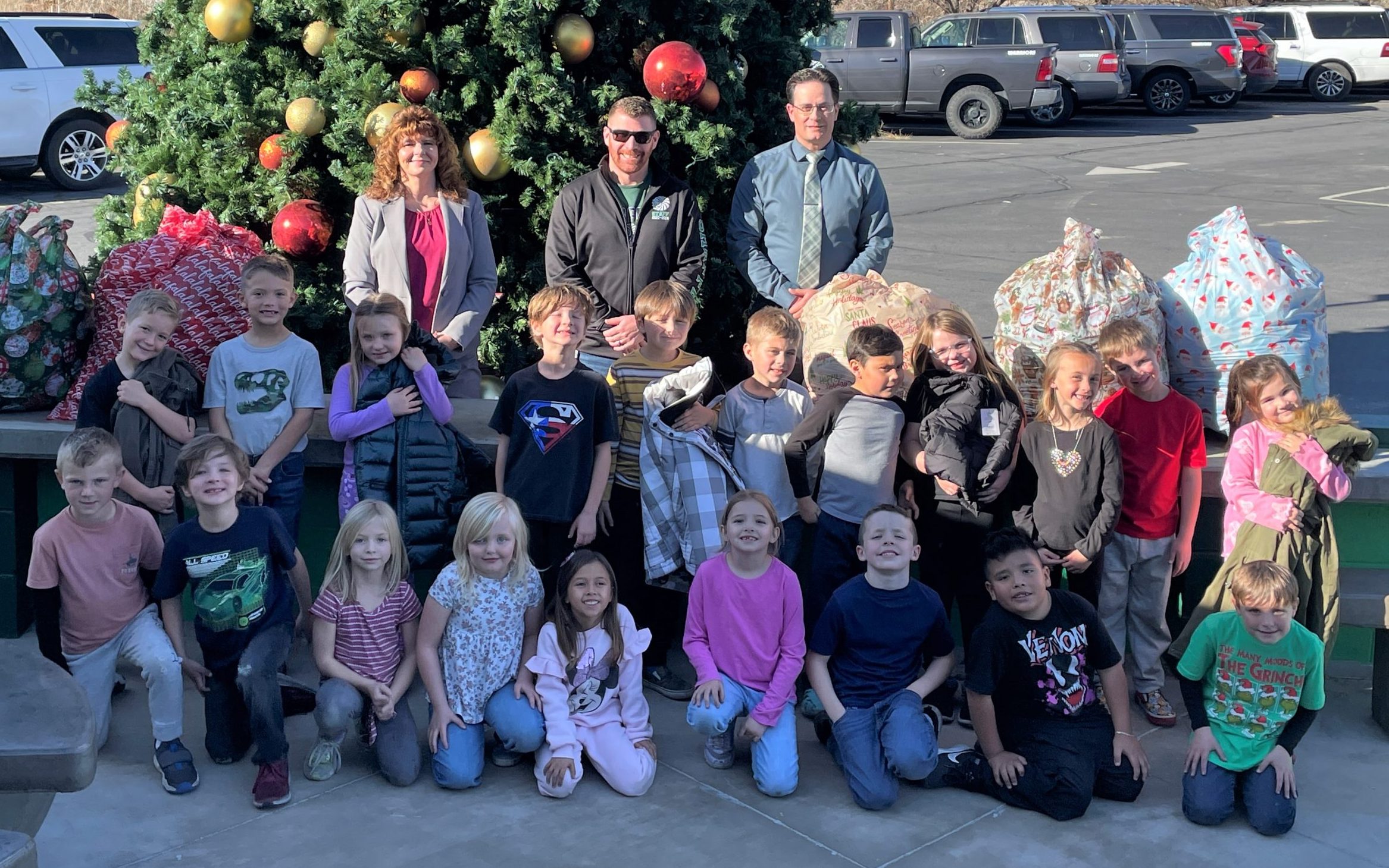 High Desert State Prison staff delivered 85 coats to Shaffer Elementary School in Litchfield, California, during their annual winter coat drive.