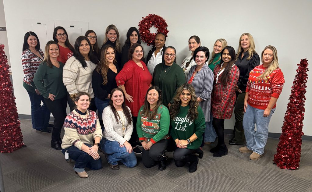 CDCR Headquarters Human Resources staff group photo for Christmas 2025.