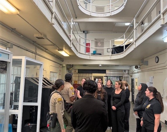 College students tour California Medical Facility in Vacaville.