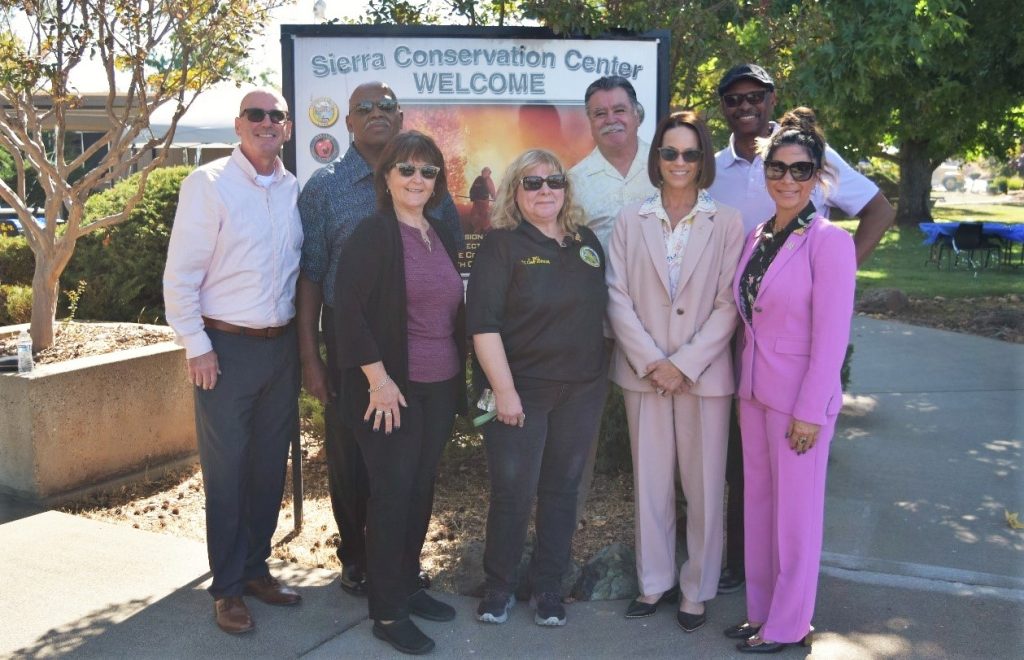 Executives and retired wardens, and one retired captain, at the SCC staff event marking 60 years of public safety.