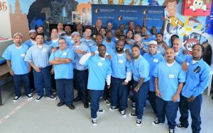Uncommon Law program graduates at Salinas Valley State Prison (SVSP) in Soledad, California.
