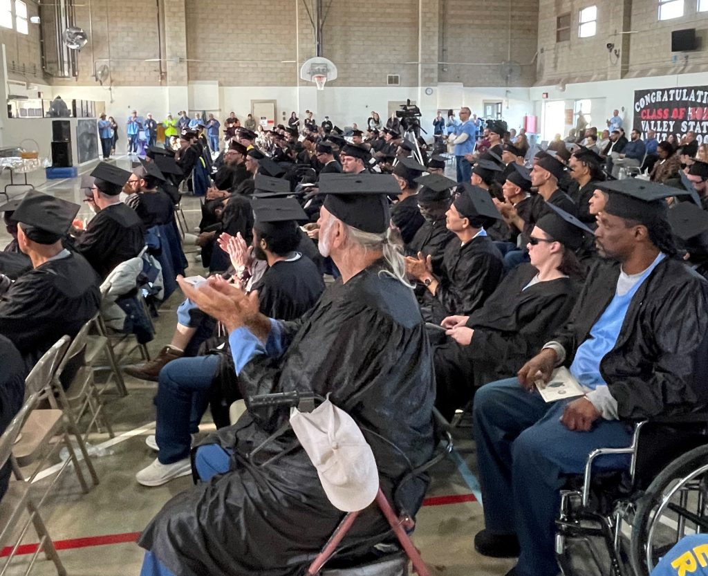 Valley State Adult School a Valley State Prison hosted a Nov. 19 graduation for academic and vocational program students.