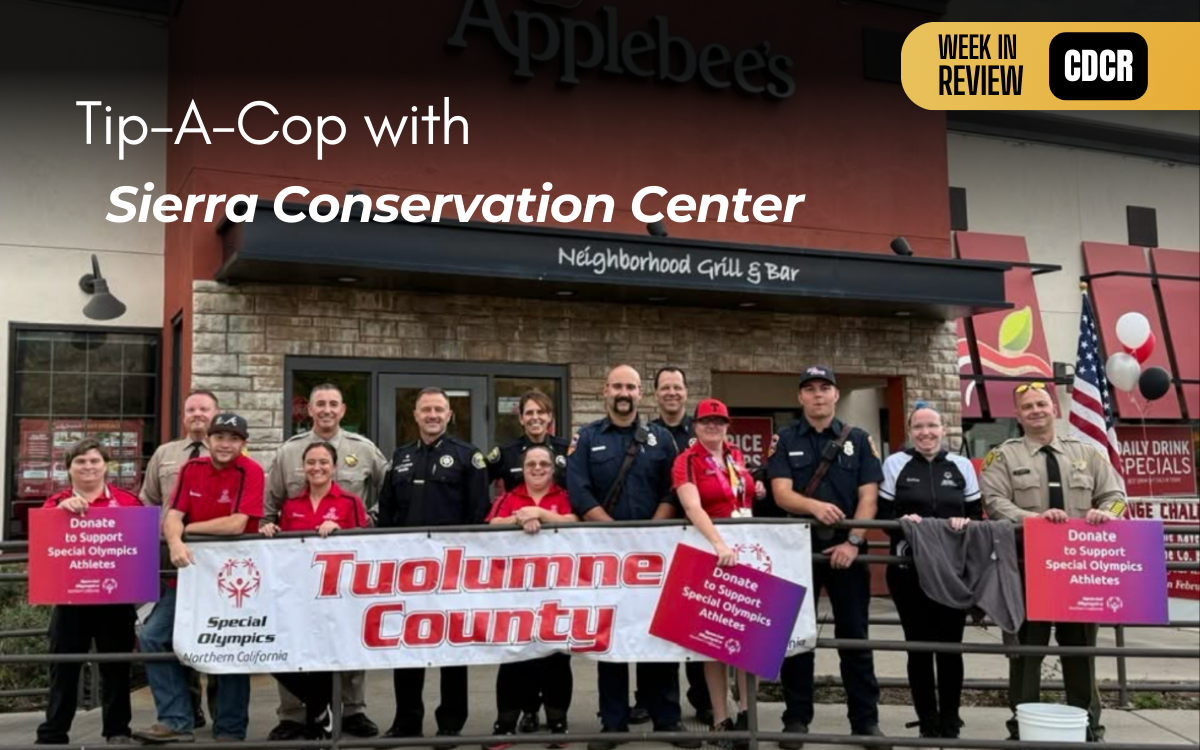 Week in Review December 5, 2025 Tip-A-Cop with Sierra Conservation Center