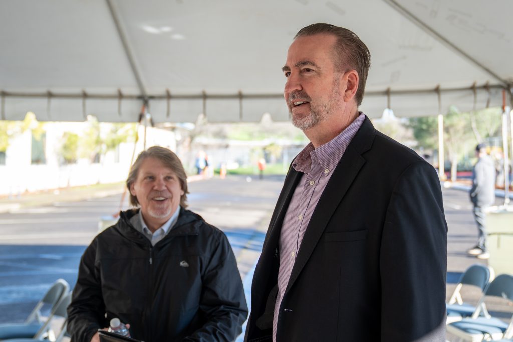 Bill Davidson and Secretary Jeff Macomber.