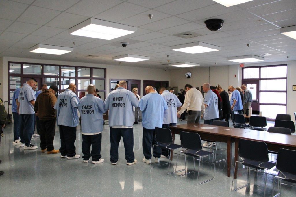 OCMP participants gathered in a circle