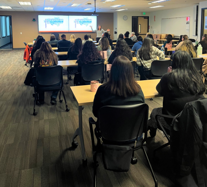 ovsrs staff attending restorative justice training class